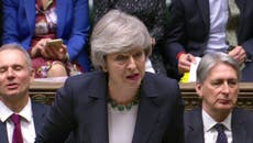 May suffers embarrassing defeat as Tories rebel over no-deal Brexit