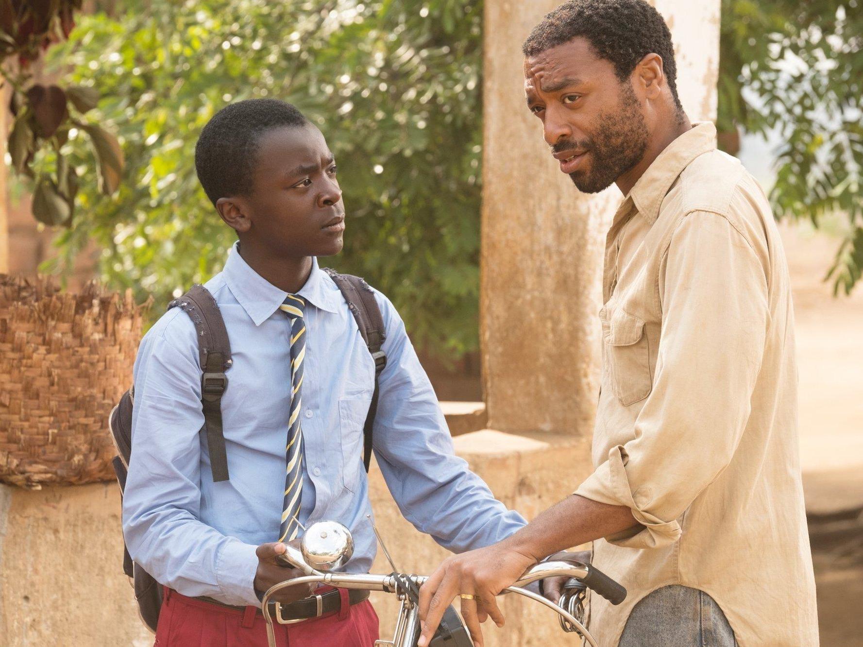 Maxwell Simba and Chiwetel Ejiofor in 'The Boy Who Harnessed the Wind'