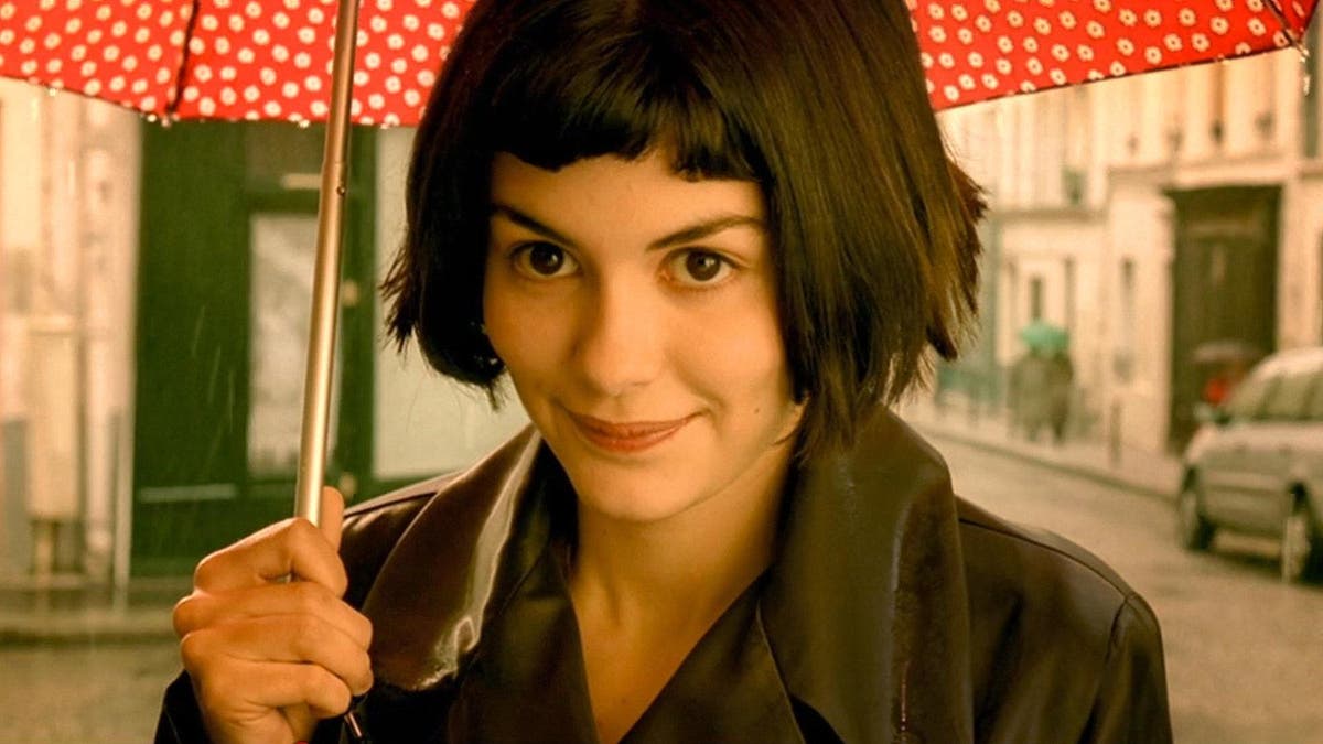 Cheeky Young Woman Looking Like Amelie Poulain in the French Film