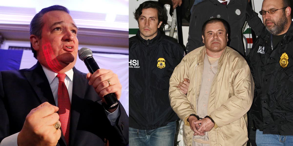 Ted Cruz Wants The 14 Billion In Profits Gained From El Chapo To Pay For The Border Wall The 4891