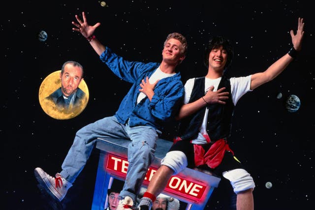 Keanu Reeves and Alex Winter in 'Bill and Ted's Excellent Adventure'