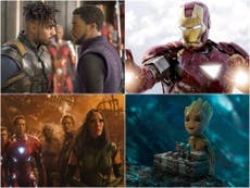 Marvel Cinematic Universe films ranked as Disney+ arrives