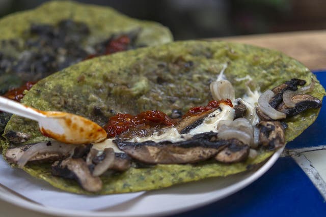 Pictured: The real deal tortilla, found in Mexico.