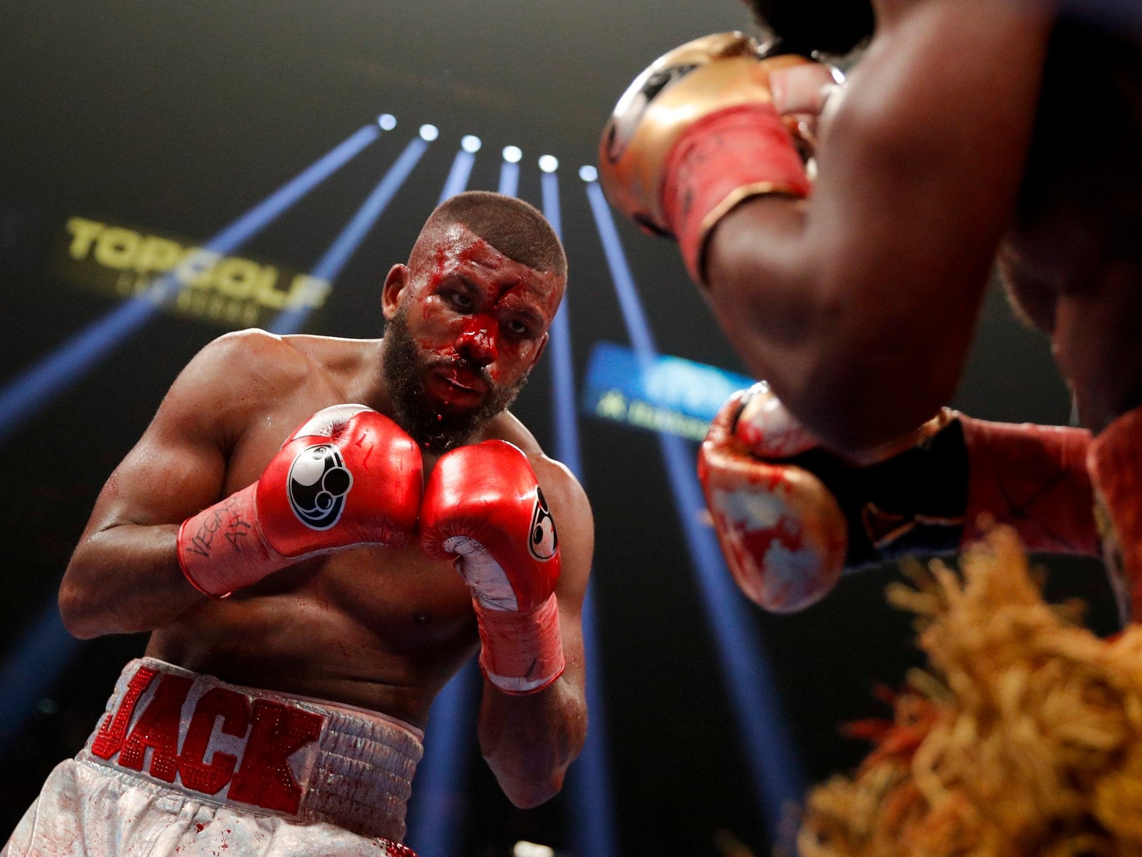 Badou Jack was cut badly in his last fight vs Marcus Browne