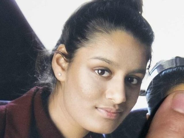 Shamima Begum, who fled her East London home in 2015 to join Isis in Syria