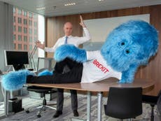 Dutch government makes blue furry monster its new Brexit mascot