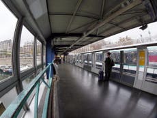 Suspected acid attack on Paris metro leaves victim ‘seriously injured’