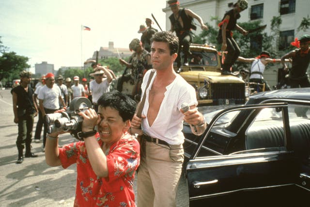 Linda Hunt and Mel Gibson in ‘The Year of Living Dangerously’