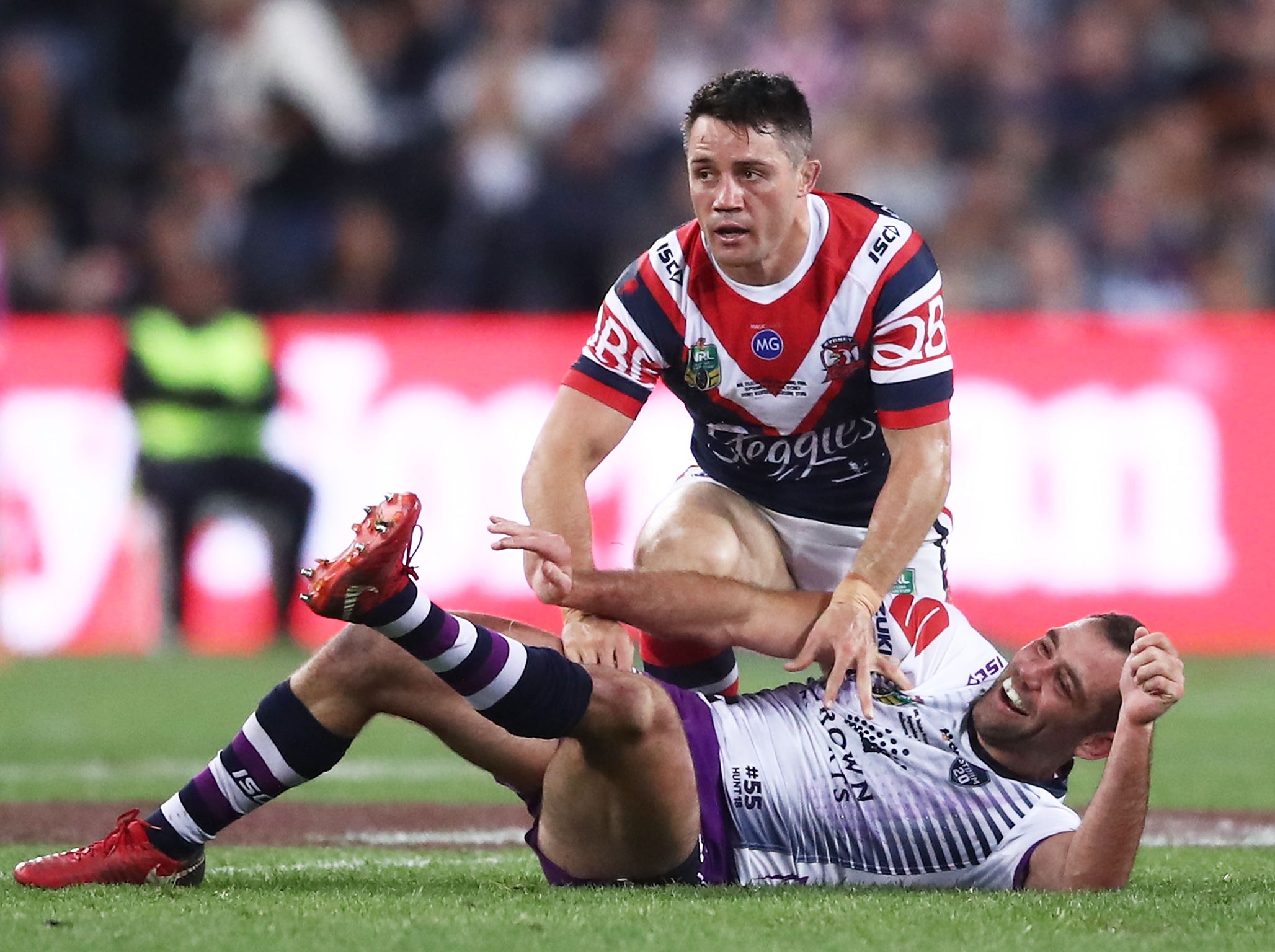 In action for the Sydney Roosters