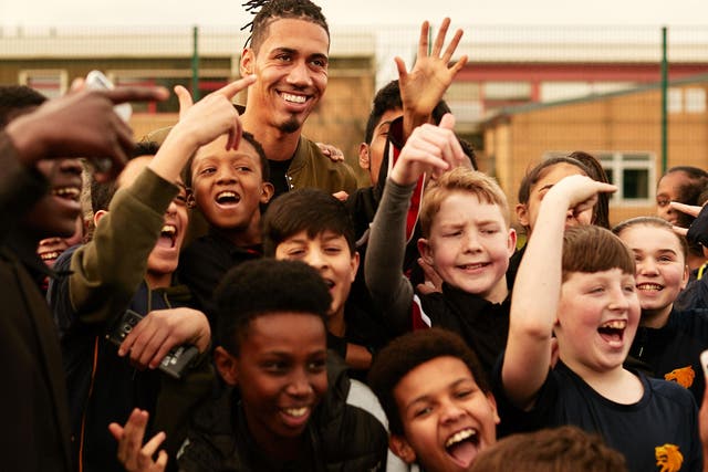 Chris Smalling has become a patron of charity Football Beyond Borders