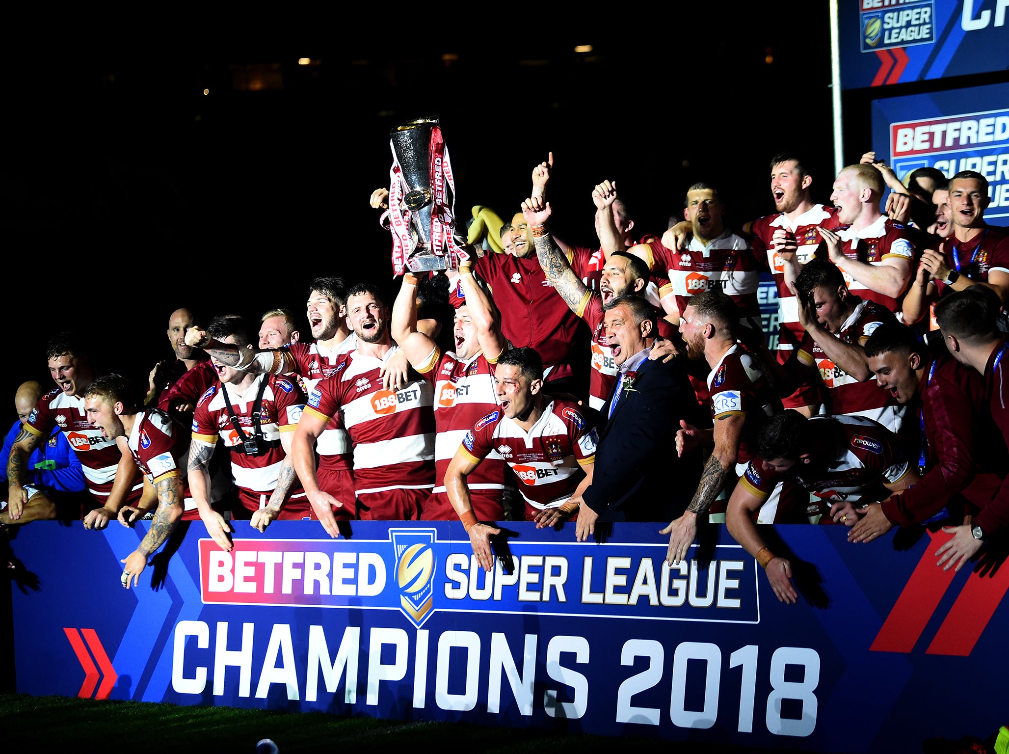 The Roosters take on Super League winners Wigan