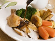 Roast dinners produce air pollution as bad as heavily polluted cities
