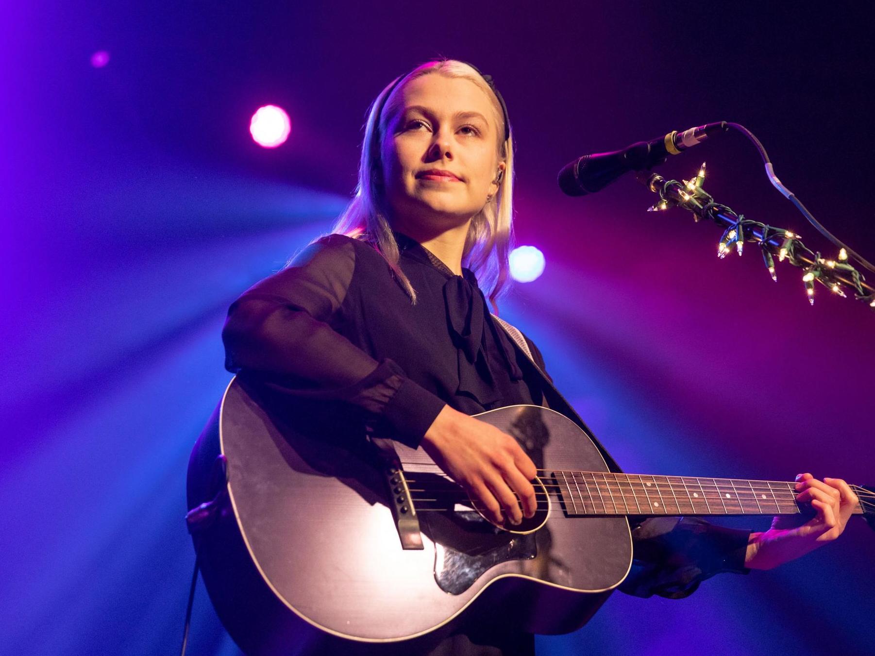 Phoebe Bridgers finds she can still connect with fans from home (Rex)