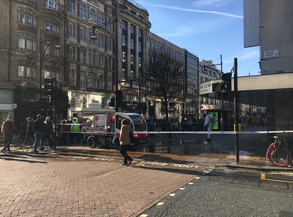 Three men were stabbed on Oxford Street near to Tape London nightclub