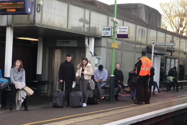 Fares fair? Passengers at Watford Junction