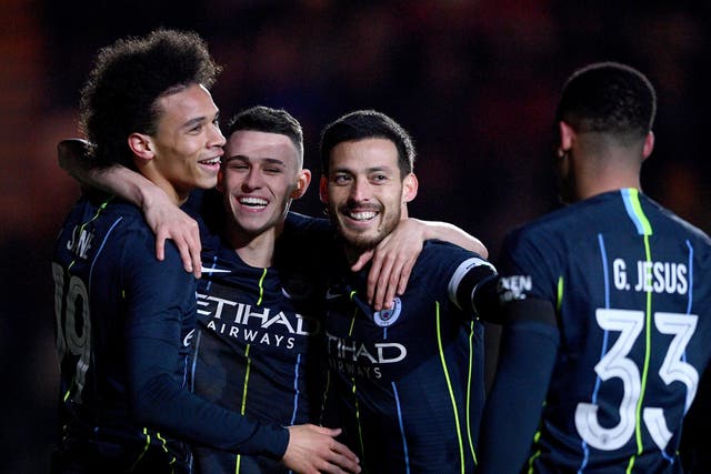 Phil Foden scored twice as Manchester City ended Newport's FA Cup run