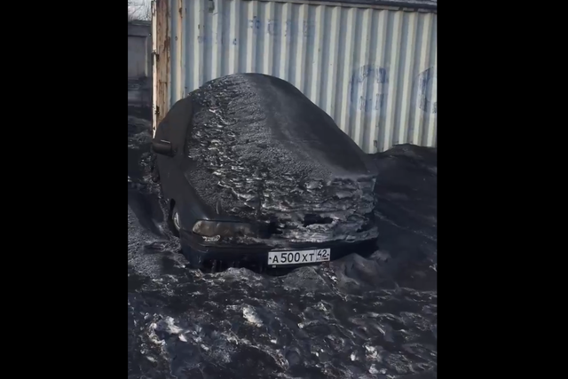 Black snow is said to be caused by coal mining pollution
