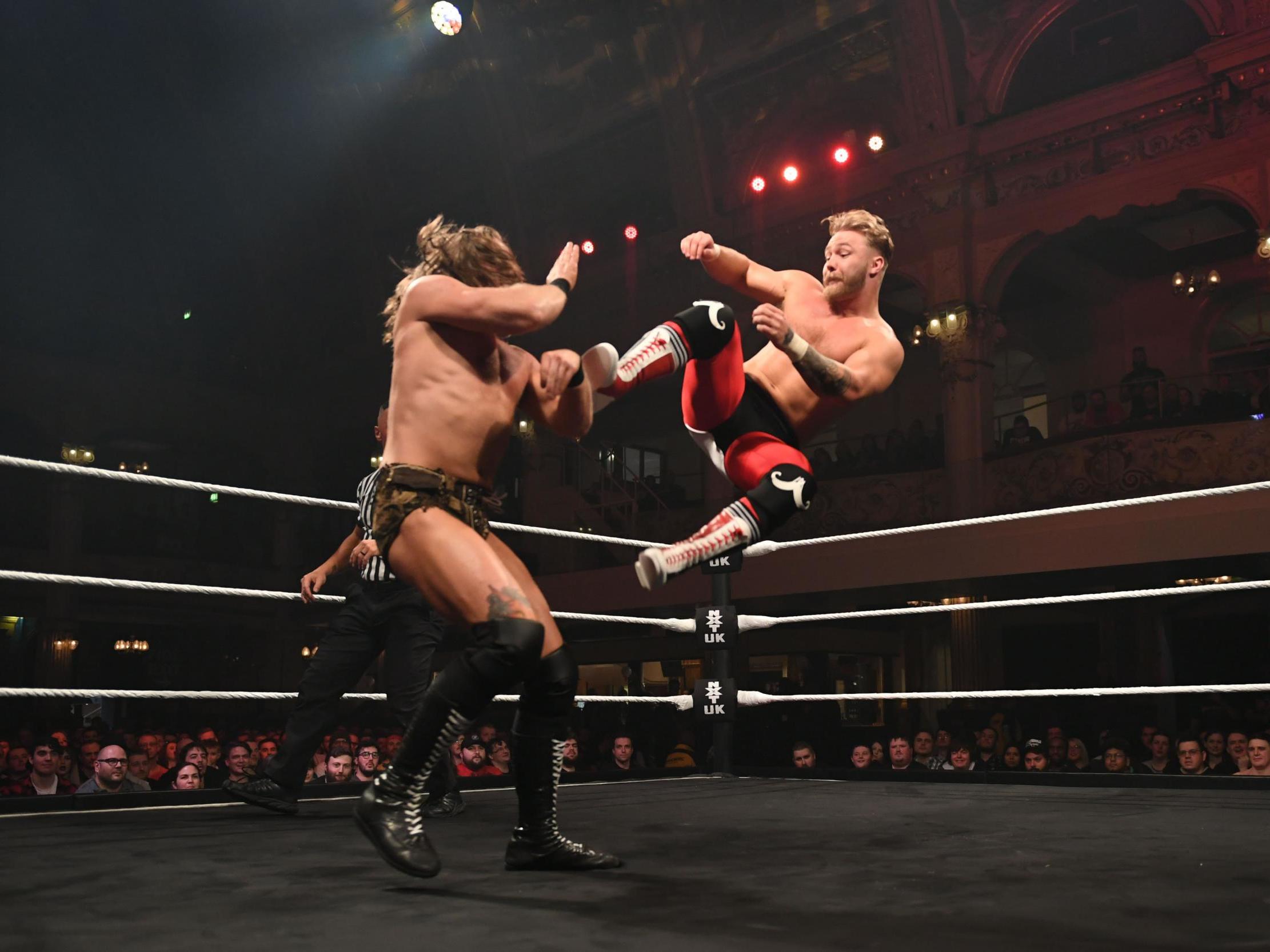 Tyler Bate was the first WWE UK Champion