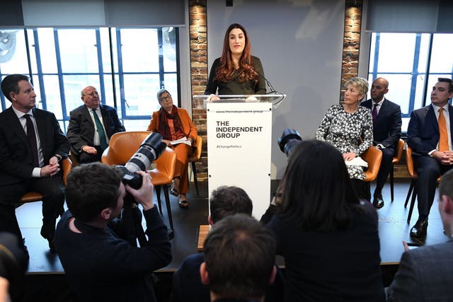 Luciana Berger announced the news during a press conference at County Hall in Westminster