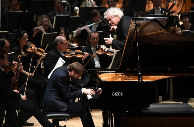 Daniil Trifonov performs with Simon Rattle and the London Symphony Orchestra