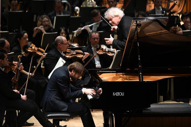 Daniil Trifonov performs with Simon Rattle and the London Symphony Orchestra