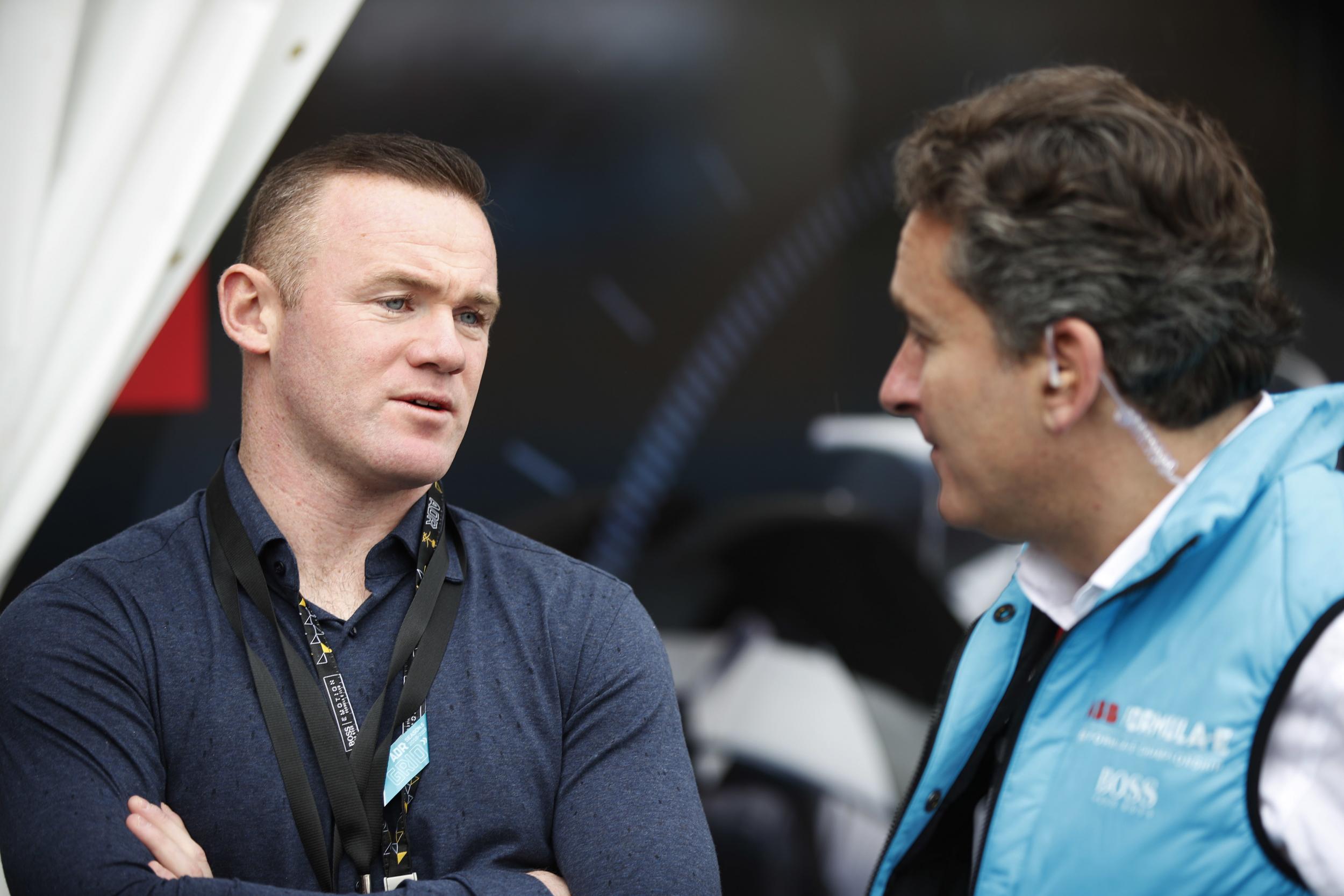 Wayne Rooney visited Saudi Arabia for the Formula E E-Prix in December