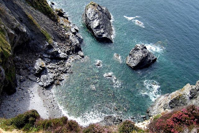 Hell's Mouth in Gwithian, Cornwall