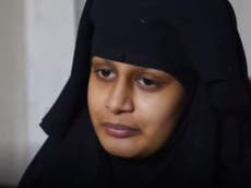 Shamima Begum 'granted legal aid' to fight to get UK citizenship back
