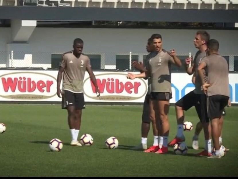 Mavididi joins Ronaldo in training