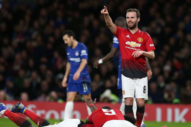Juan Mata was delighted with Manchester United's victory against his former club
