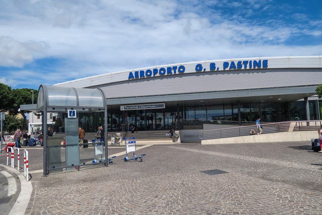 Rome Ciampino airport has been evacuated due to a fire in the terminal