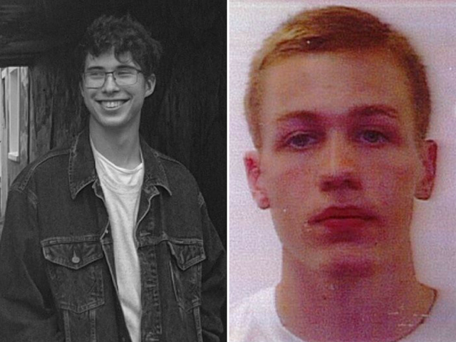 Police in Australia are searching for British tourist Hugo Palmer (right) and his French companion Erwan Ferrieux (left), both 20, after they disappeared from Shelly beach, near Port Macquarie, north of Sydney.