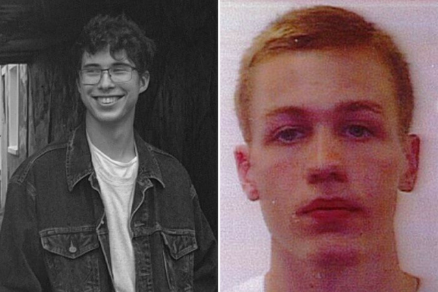 Police in Australia are searching for British tourist Hugo Palmer (right) and his French companion Erwan Ferrieux (left), both 20, after they disappeared from Shelly beach, near Port Macquarie, north of Sydney.