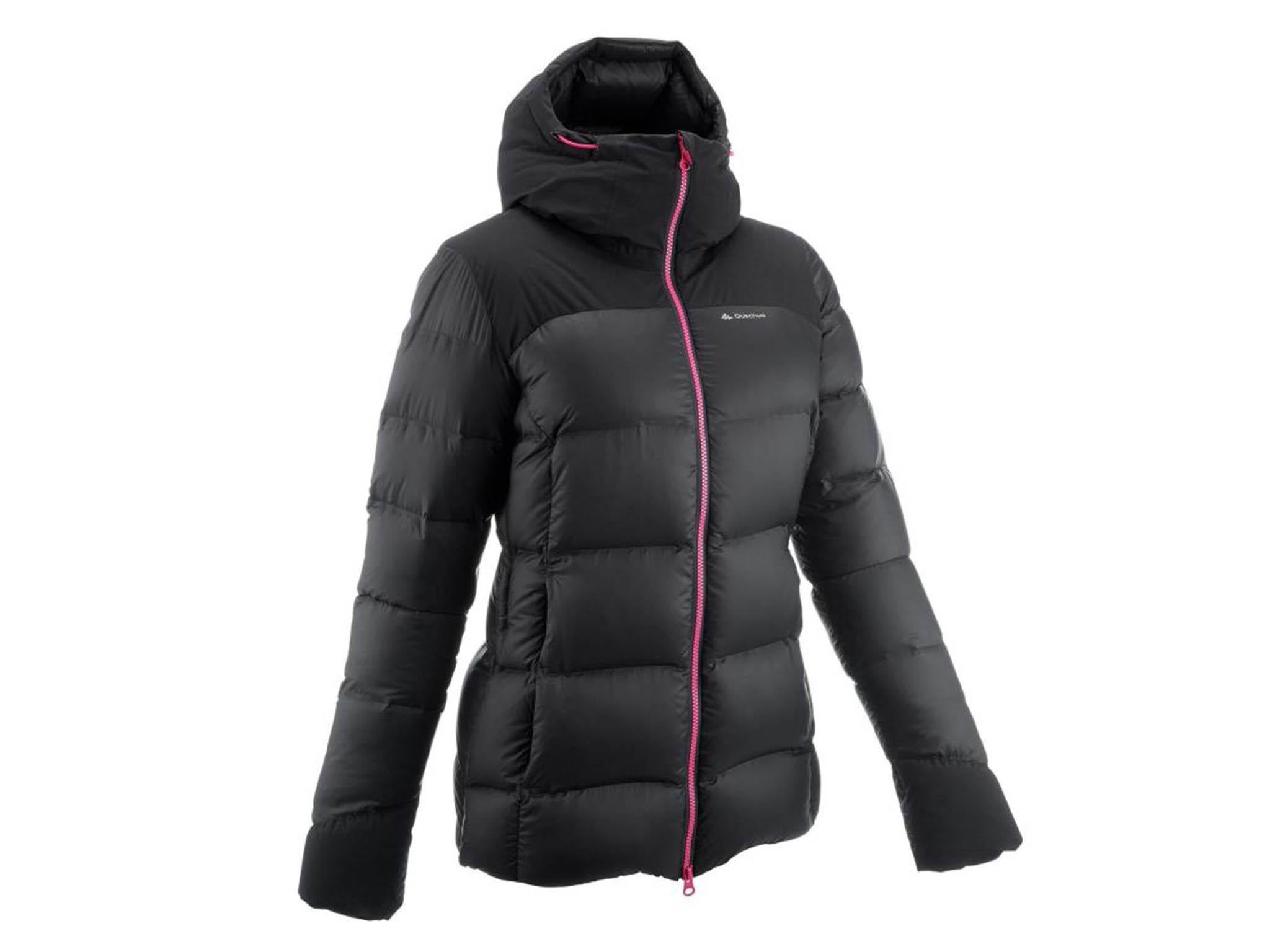 women's new balance hooded quilted puffer jacket