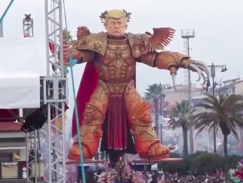 Baby Trump President Trump Emperor Trump Statue 
