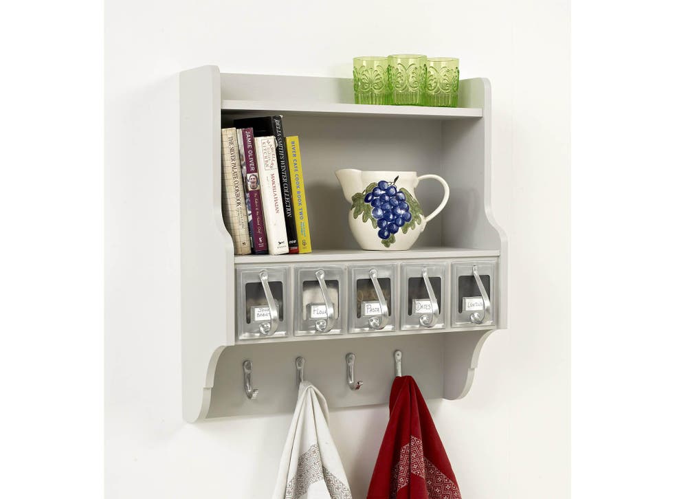 Floating Shelves With Bookends