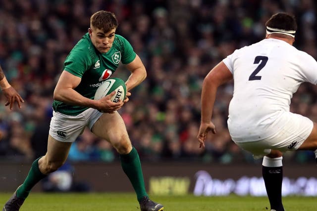 Garry Ringrose has been ruled out of Ireland's trip to Italy with a hamstring injury