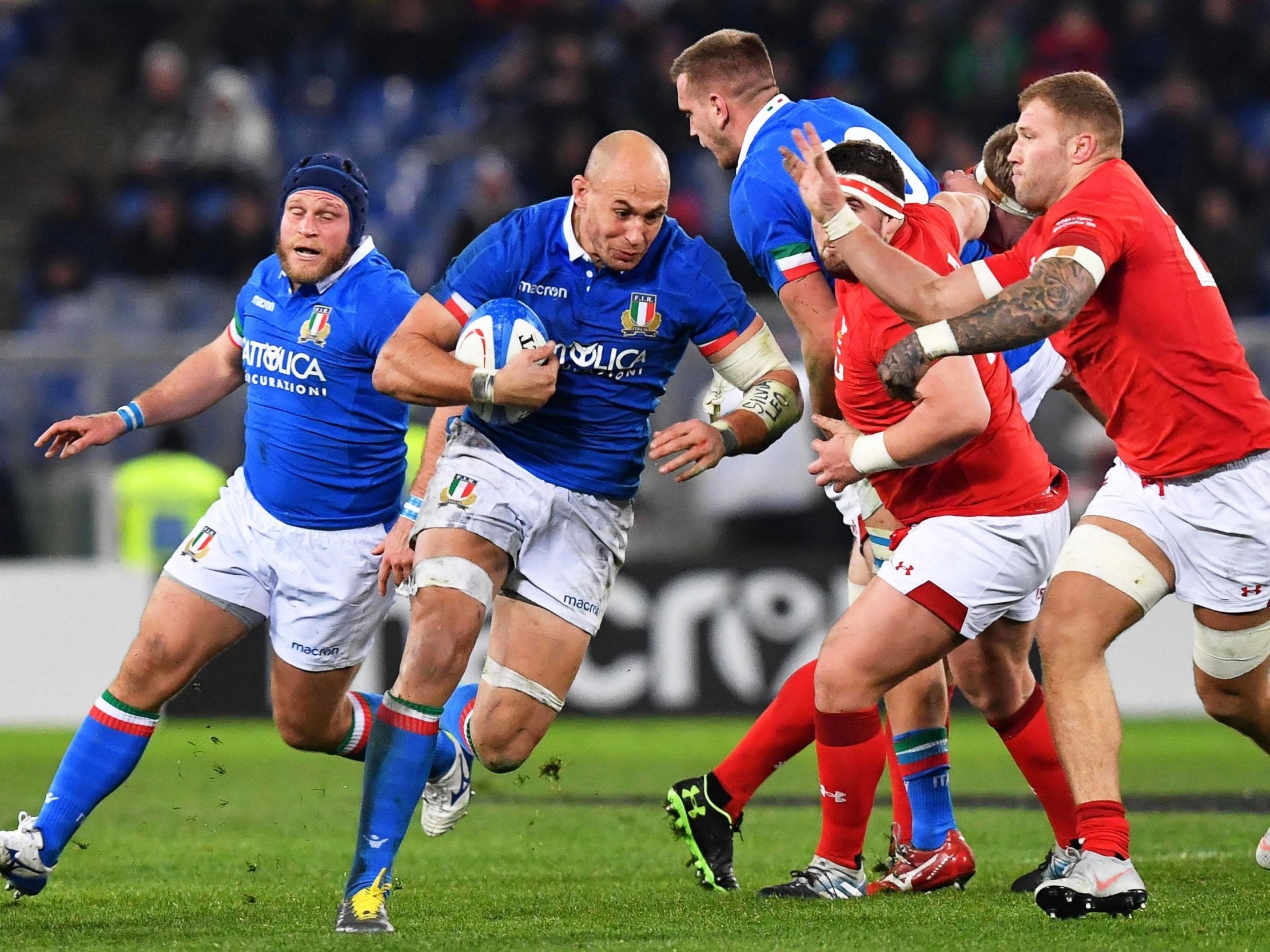 Sergio Parisse has been ruled out with concussion