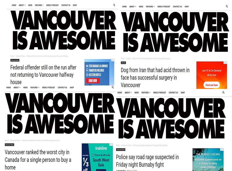 The disconnect between the 'Vancouver is Awesome’ website and its