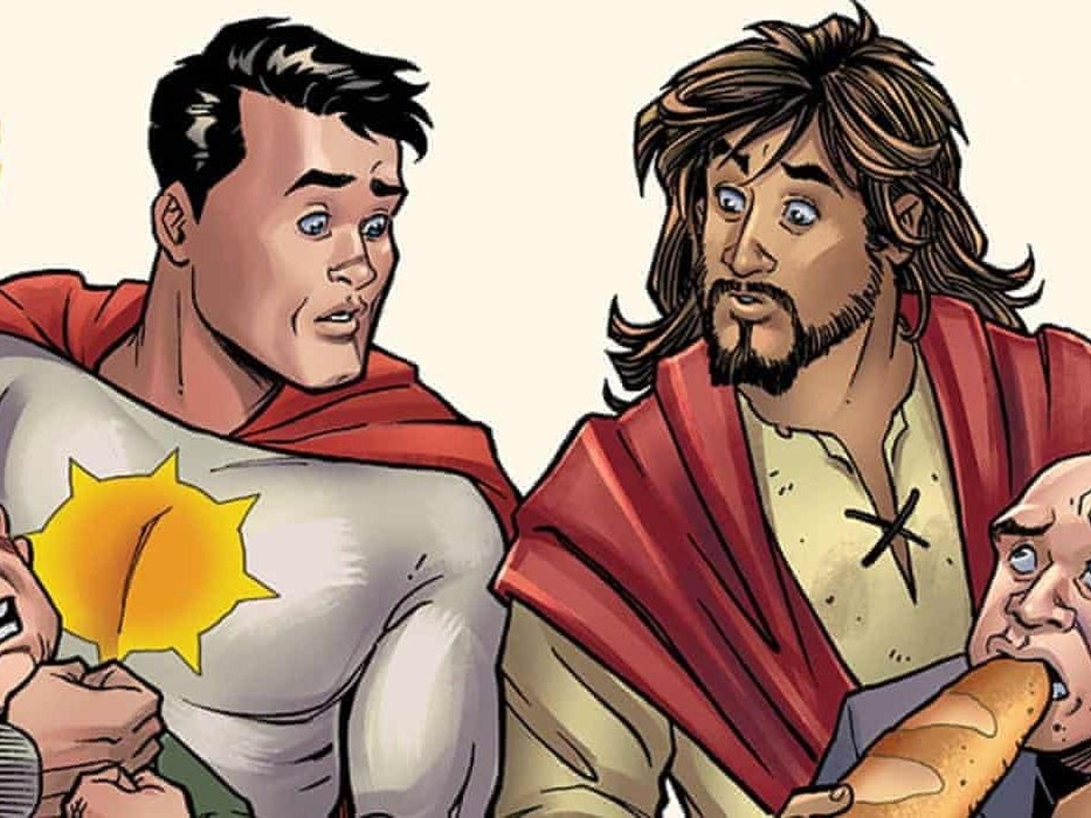 Jesus Naked Cartoon Xxx - DC comics cancel series where Jesus learns from superhero after  Conservative backlash | The Independent | The Independent