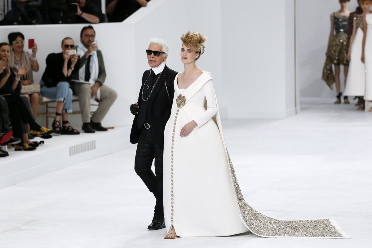 chanel couture wedding dress