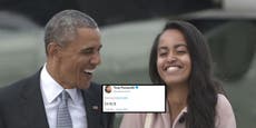 Someone tried to drag Malia Obama for drinking a bottle of wine