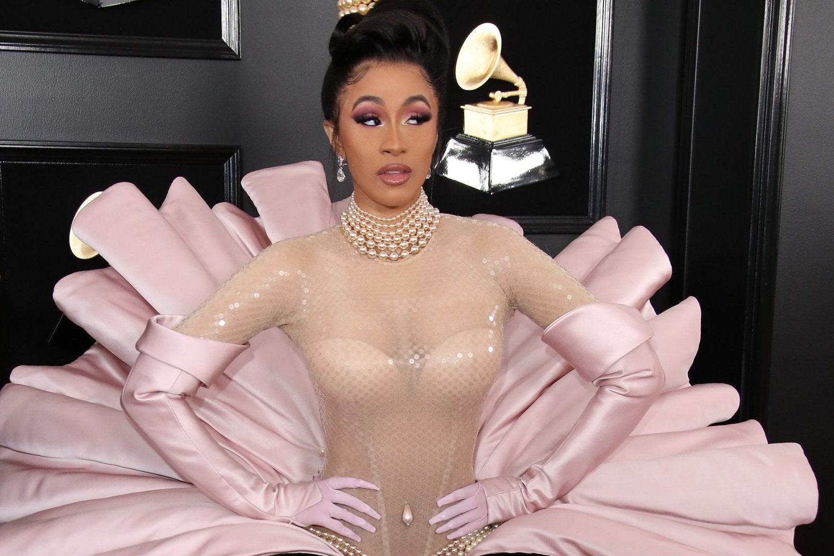 Cardi B attends the 61st Annual Grammy Awards at Staples Center on 10 February, 2019 in Los Angeles, California.