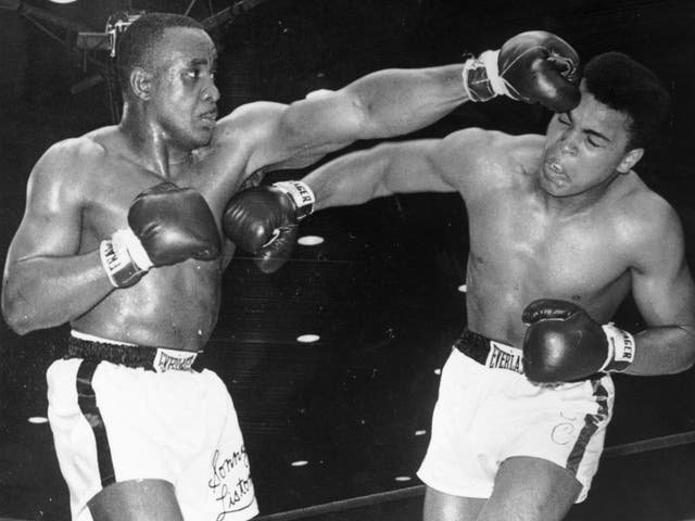 Cassius Clay defeats Sonny Liston to become the world heavyweight champion in 1964