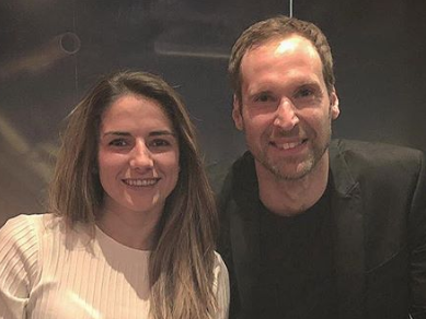 Cech with Daniëlle van de Donk