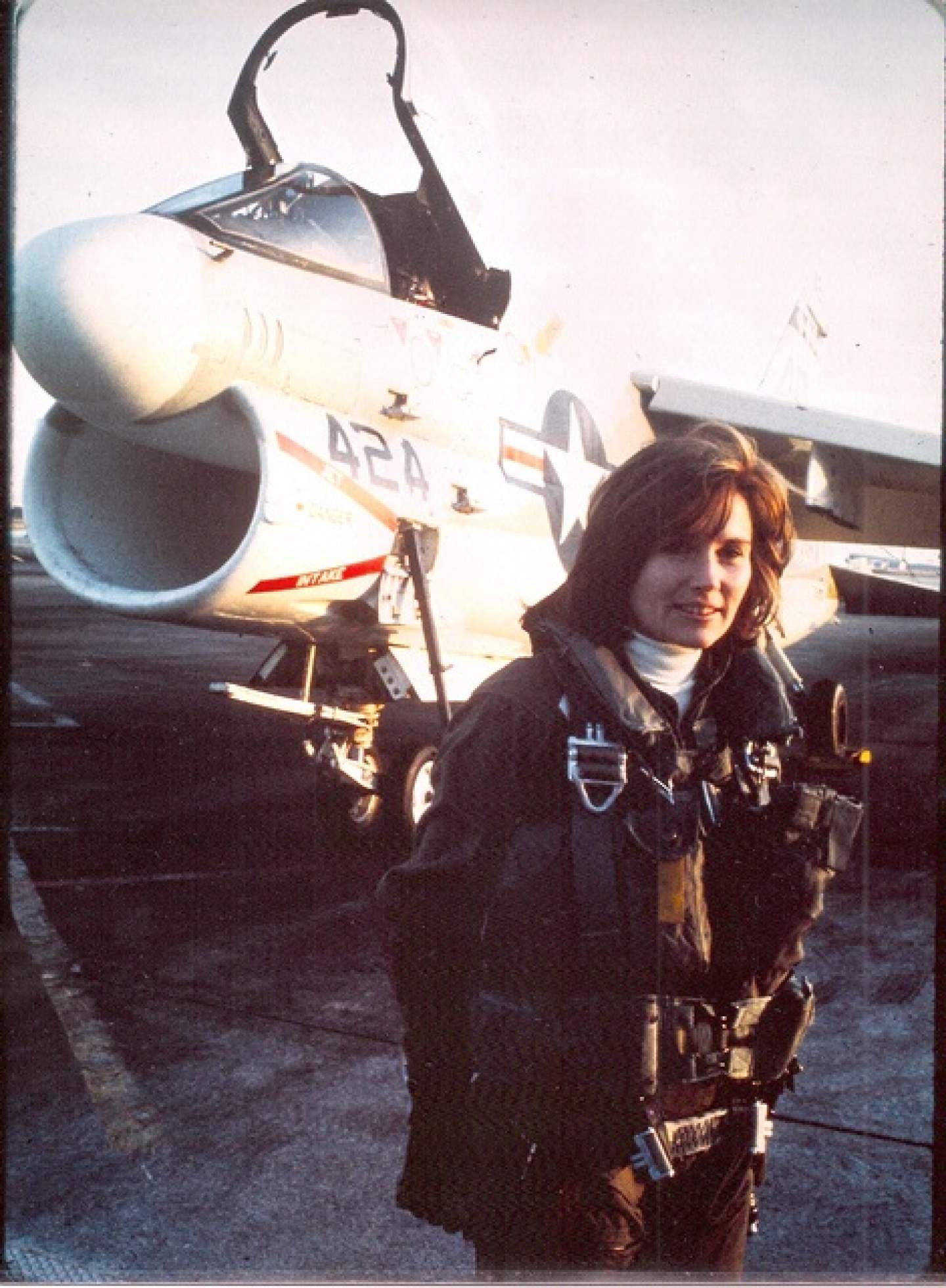 In 1976 during training for an A7 aircraft