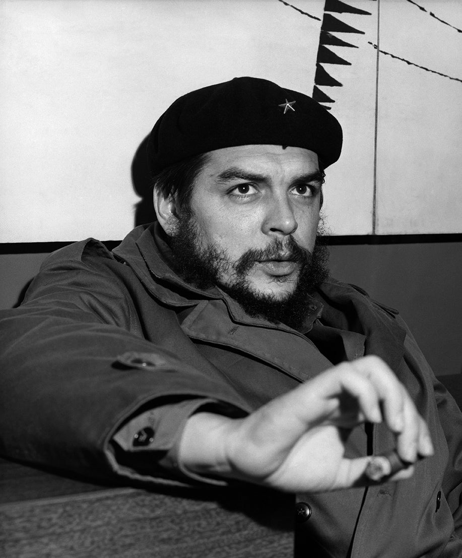 Ernesto ‘Che’ Guevara in 1965. Guevara was a Cuban revolutionary and friend of Fidel Castro