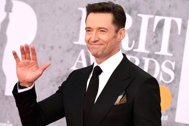 Hugh Jackman attends The BRIT Awards 2019 held at The O2 Arena on 20 February, 2019 in London, England.