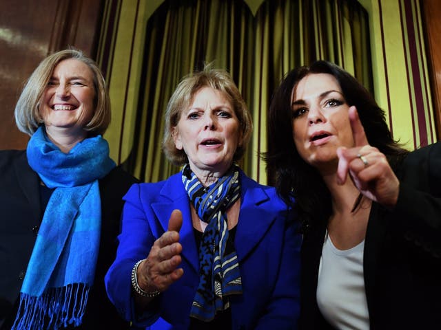 It was Anna Soubry, Sarah Wollaston and Heidi Allen’s turn to summon the press on Wednesday afternoon