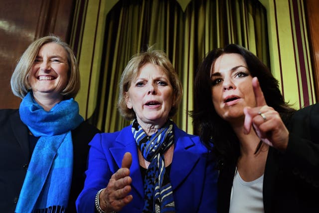 It was Anna Soubry, Sarah Wollaston and Heidi Allen’s turn to summon the press on Wednesday afternoon
